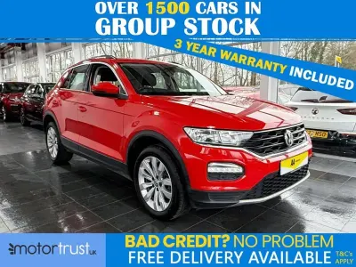 Used VW T-Roc SE 115 HP (84 kW) 2020 Red SUV