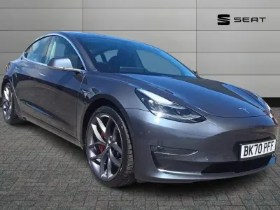 Used Tesla Model 3 Performance 461 kW (627 HP) 2020 Grey Sedan