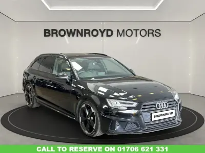 Used Audi A4 Black Edition 150 HP (110 kW) 2019 Black Estate