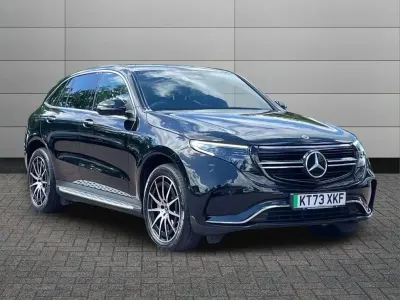 Used Mercedes EQC400 AMG line 300 kW (408 HP) 2023 Black SUV
