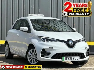 Used Renault Zoe Iconic 80 kW (109 HP) 2021 White Hatchback