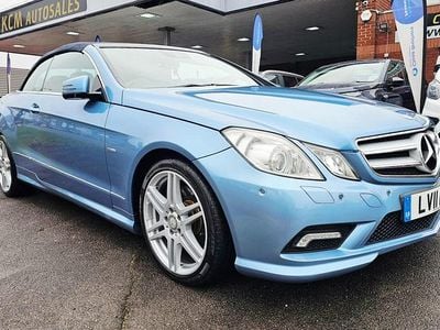 Blue Used 2011 Mercedes E350 Cabriolet | £6,495 (Good price)