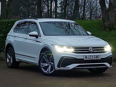 White Used 2023 VW Tiguan R-line Edition SUV | £27,998 (A bit pricey)