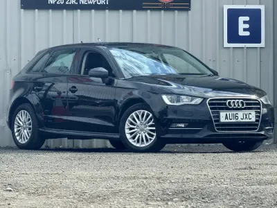 Used Audi A3 Design 110 HP (80 kW) 2016 Black Hatchback