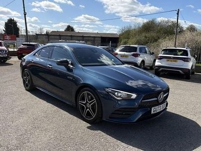 Used Mercedes CLA220 AMG Line Premium 190 HP (139 kW) 2023 Blue Sedan