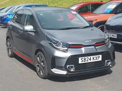 Begagnad Kia Picanto GT-Line 2024 Grå Halvkombi