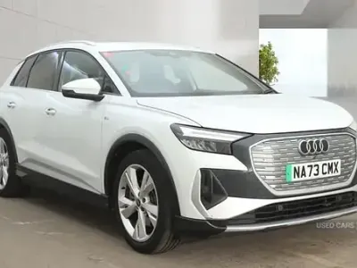 Used Audi Q4 e-tron S-Line 150 kW (204 HP) 2023 White SUV