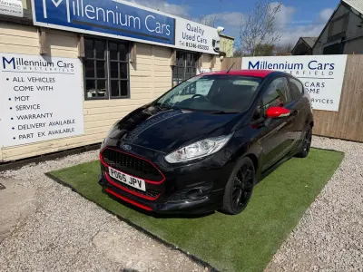 Used Ford Fiesta Zetec 2015 Black Hatchback
