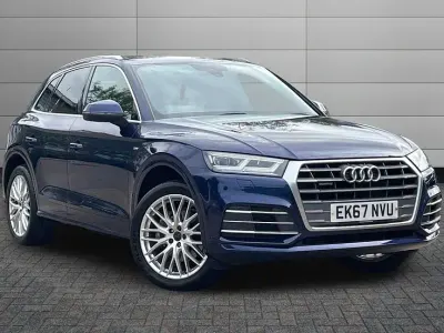 Used Audi Q5 S-Line 252 HP (185 kW) 2017 Blue SUV