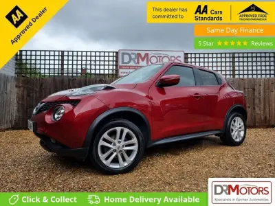 Used Nissan Juke N-Connecta 110 HP (80 kW) 2015 Red SUV