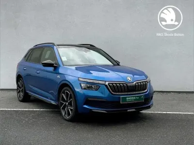 Begagnad Skoda Kamiq Monte Carlo 108 HK (79 kW) 2023 Blå SUV