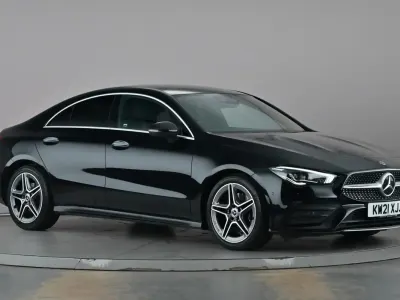 Used Mercedes CLA220 AMG Line Premium Plus 190 HP (139 kW) 2021 Black Sedan
