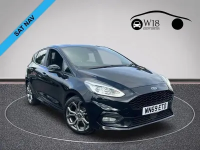Usado Ford Fiesta ST-Line X 100 HP (73 kW) 2019 Preto Citadino