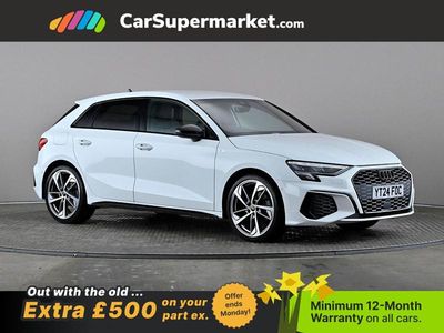 Used Audi A3 Black Edition 2024 White Hatchback