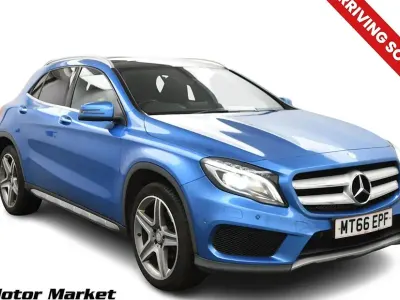 Used Mercedes GLA200 AMG line 136 HP (100 kW) 2016 Blue SUV