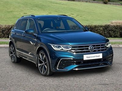 Used VW Tiguan R-line 150 HP (110 kW) 2021 Blue SUV