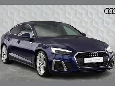 Blue Used 2021 Audi A5 Sportback S-Line Hatchback | £23,100 (Fair price)