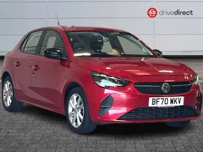 Used Vauxhall Corsa 75 HP (55 kW) 2020 Red Hatchback