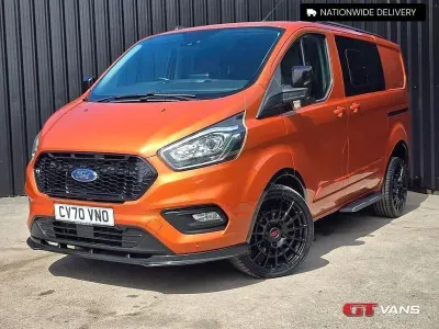Used Ford Transit Custom Limited 185 HP (136 kW) 2021 Orange Van