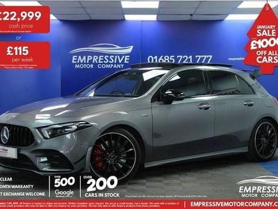 Grey Used 2019 Mercedes A35 AMG Premium Plus Hatchback | £22,999 (Fair price)