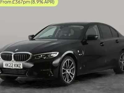 Used BMW 330e Sport Line 292 HP (214 kW) 2022 Black Sedan