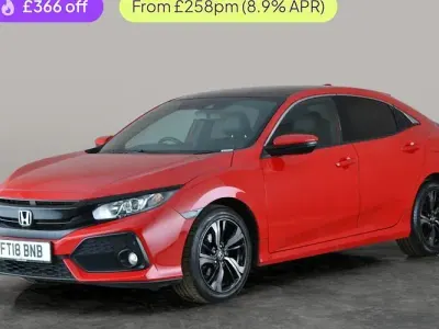 Used Honda Civic EX 129 HP (94 kW) 2018 Red Hatchback
