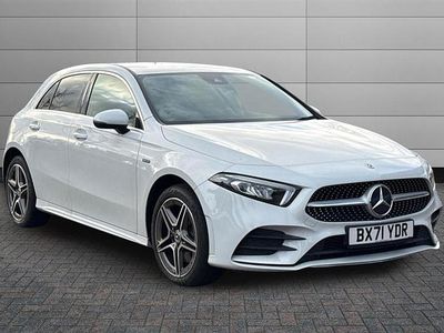 Used Mercedes A250 AMG line 218 HP (160 kW) 2021 White Hatchback