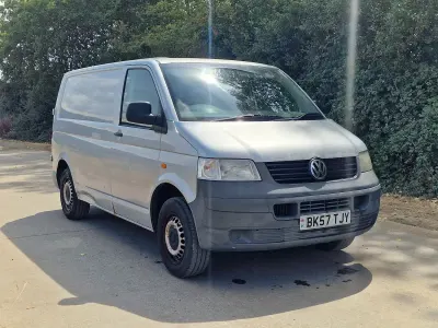 Used VW T5 101 HP (74 kW) 2007 Silver Van