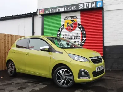 Used Peugeot 108 Collection 72 HP (52 kW) 2018 Green Hatchback