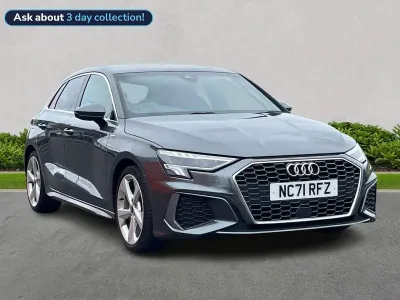 Used Audi A3 Sportback S-Line 150 HP (110 kW) 2021 Grey Hatchback