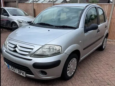 Used Citroën C3 60 HP (44 kW) 2007 Silver Hatchback