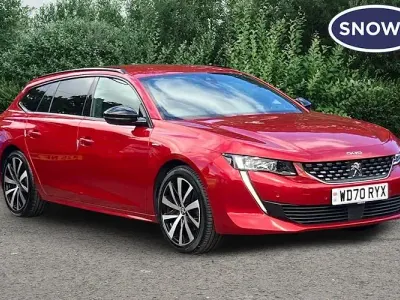 Used Peugeot 508 SW GT-line 131 HP (96 kW) 2020 Red Estate