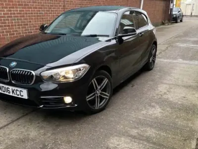 Used BMW 118 Sport Line 2016 Black Hatchback