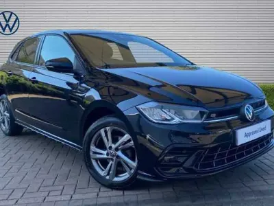 Used VW Polo R-line 95 HP (69 kW) 2022 Black Hatchback