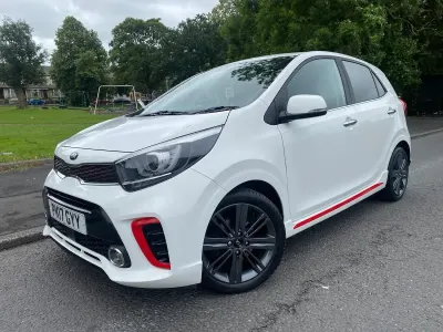 Used Kia Picanto GT-Line S 83 HP (61 kW) 2017 White Hatchback