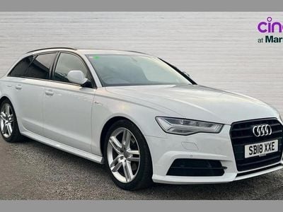 Used Audi A6 S-Line 190 HP (139 kW) 2018 White Estate