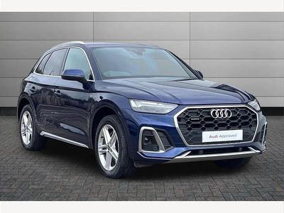 Used Audi Q5 S-Line 200 HP (147 kW) 2023 Blue SUV