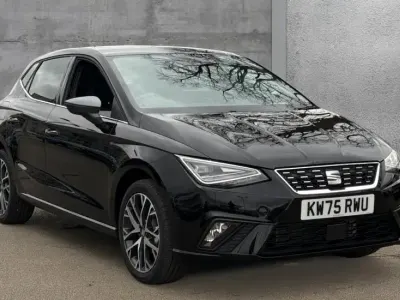 Used Seat Ibiza XCELLENCE 95 HP (69 kW) 2025 Black Hatchback