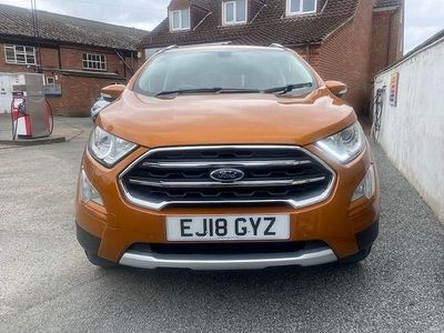Used Ford Ecosport Titanium 125 HP (91 kW) 2018 Orange SUV