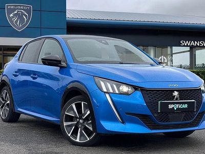 Used Peugeot e-208 Premium 98 kW (134 HP) 2022 Blue Hatchback