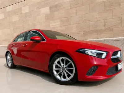 Used Mercedes A180 114 HP (83 kW) 2018 Red Hatchback