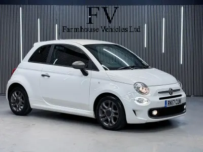 Used Fiat 500 S 69 HP (50 kW) 2017 White Hatchback