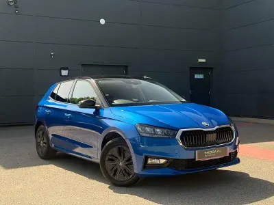 Used Skoda Fabia Design Edition 85 HP (62 kW) 2025 Blue Hatchback