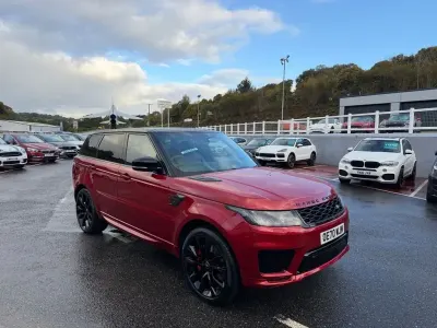 Used Land Rover Range Rover Sport 350 HP (257 kW) 2021 Red SUV