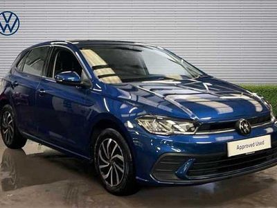 Used VW Polo Life 95 HP (69 kW) 2023 Reef blue metallic Hatchback