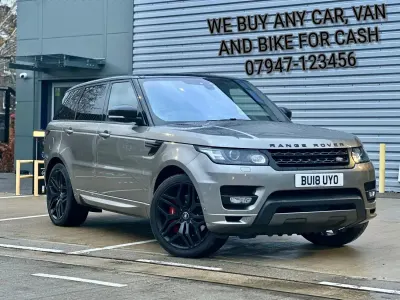 Used Land Rover Range Rover Sport Autobiography Dynamic 306 HP (225 kW) 2018 Silver SUV