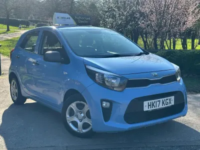 Used Kia Picanto 66 HP (48 kW) 2017 Blue Hatchback