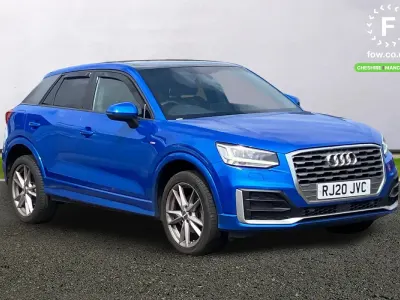 Used Audi Q2 S-Line 150 HP (110 kW) 2020 Blue SUV