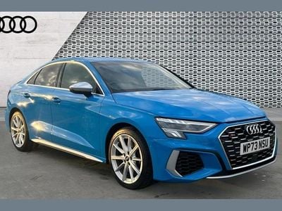 Blue Used 2023 Audi S3 Comfort Sedan | £32,590 (Fair price)