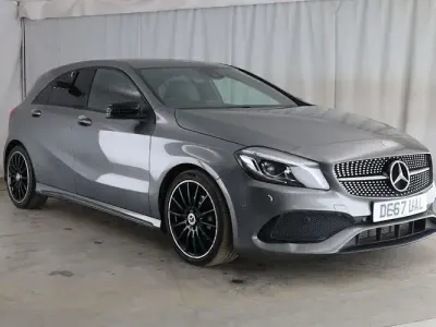 Used Mercedes A200 AMG Line Premium 136 HP (100 kW) 2017 Grey Hatchback